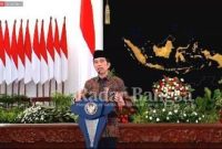 Presiden Jokowi membuka Munas IX LDII secara daring dari Istana Negara, Jakarta [ist]