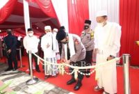 Kapolri Jenderal Listyo Sigit Prabowo meresmikan gedung baru Pondok Pesantren (Ponpes) Salafiyah Tajul Falah [hms]