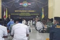 (IKA) PMII Kabupaten Lamongan Gelar Muscab ke- 1 di masjid NU KH Abdurrahman Wahid plosowahyu kabupaten Lamongan. Sabtu, (10/04/2021) [ist]