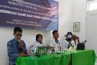 Bertempat di TKIT Nurul Hidayah jalan Bahagia kegiatan tersebut di laksanakan dalam 4 tahap mulai 7 - 10 April 2021 [IST]
