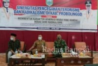 seminar sinergiitas pencegahan terorime dan Radikalisme di Kab Probolunggo ,dengan mengambil tema“Membentuk Karakter Generasi Muda yang Handal Bebas dari Radikalisme “ Rabu 14 april 2021 [IST]