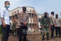 Kapolda Sumsel, Irjen Pol Eko Indra Heri  mengapresiasi kesiapan pos pam lebaran dan pusat karantina Covid-19 [ist]