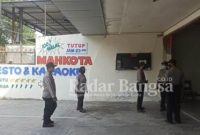 Putagas Polres Lamongan saat ops di Mahkota Resto [IST]