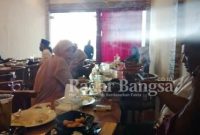 Kegiatan halal bihalal (open house) di Caffee Pinky Lamongan pada Jum'at 21 Mei 2021 dengan menghadirkan TKSK masing - masing kecamatan di kabupaten Lamongan [ist]