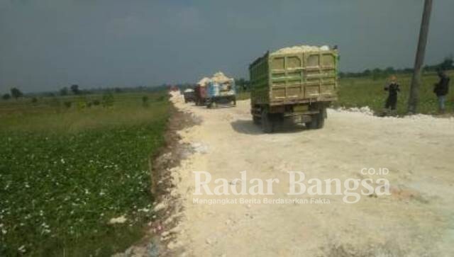 Lokasi Proyek jalan yang jadi keluhan warga [ist]