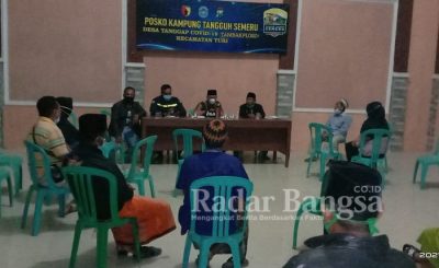 Kegiatan Mediasi soal Isu Tuyul di kantor desa Tambakploso kecamatan Turi Lamongan. Jum'at (16/07/2021)