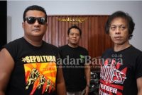 Angga Maharya, Herman Husin, Iram U'Camp, para personal grup musik Maharya. (Dok. Istimewa)