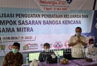 Foto : Sosialisasi Penguatan Pendataan dan Kelompok Sasaran Bangga Kencana di Ponpes Darul Hikam, Jambi, Baron, Nganjuk