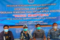 Program PKM Dosen FT Universitas Wiraraja di desa Gunung Kembar, Sumenep