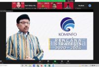 Tangkapan layar webinar kegiatan roadshow Gerakan Nasional 1000 Startup Digital yang digelar oleh FEB UMSurabaya