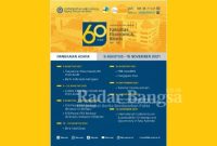 Foto : Pamflet rangkaian acara Dies Natalis FEB Unair ke-60
