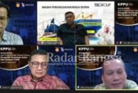 Tangkapan layar webinar KPPU tentang industri perunggasan