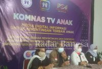 Konferensi Pers menyikapi penyambutan Kebebasan Saipul Djamin bak pahlawan Senin 06/09 di Media Ceter Komnas Anak.