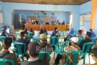 Tim Satgas Covid-19 Cidaun sedang melakukan pembinaan, sosialisasi, silaturrahmi, dan Harmonisasi di desa Cimaragang Kecamatan Cidaun Cianjur.