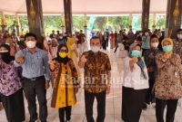 Sosialisasi Penguatan Pendataan Keluarga dan Kelompok Sasaran Bangga Kencana di Monumen dr. Soetomo, Nganjuk