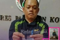 eorang PNS Dispora Kabupaten pasuruan saat tertangkap membawa sabu