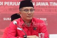 Ida Bagus Nugraha Pelaksana Harian (Plh) Ketua DPC PDI Perjuangan Lamongan