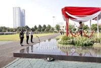  Apel Gelar Pasukan Operasi Patuh Semeru 2021 di lapangan Mapolda Jawa Timur