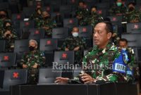  Dankodiklatal Laksdya TNI Nurhidayat memimpin kaji ulang dan evaluasi Latopsduk TA 2021