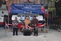 Peluncuran kapal speed boat pesanan dari Mimika oleh PPNS dan PT. SSA