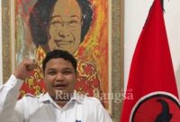 Wakil Sekretaris DPC PDI Perjuangan Kota Surabaya, Achmad Hidayat