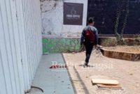 Loksi cafe tanpak depan Cafe virus 21 di kelurahan Purwosari, kec Purwosari , memakan korban ditemukan darah berceceran di TKP