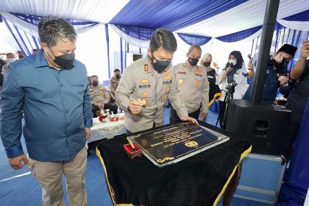 Kapolda Jatim, Irjen Pol Nico Afinta meresmikan Gedung Siber Ditreskrimsus