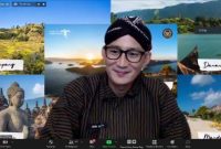 Tangkapan layar Seminar Nasional Manajemen VI dan Call For Papers 2021 via Zoom Meetin