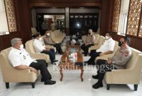 Silaturahmi BNN RI dan BNNP Jatim dengan Kapolda Jatim
