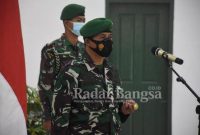 Pelantikan kenaikan pangkat personel Makorem 084/Bhaskara Jaya