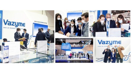 Vazyme’s booth attracted many visitors at Medica 2021 (PRNewsfoto/Vazyme)