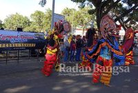 Para Pembarong saat melakukan penggalangan donasi di CFD SLG