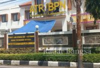 Tampak depan kantor ATR-BP Lamongan