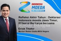 Indonesia Moeda Jawa Timur bersama Erick Thohir