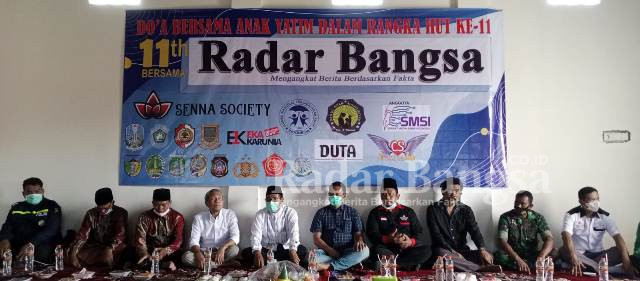 Tamu undangan yang hadir diantaranya, Dinsos Lamongan, Kemenag, Penyuluh Agama Islam, Muspika Kembangbahu, Kades Sidomukti, Ketua Senna Society, Ketua Paguyuban Suplier, Pimpinan Dealer Eka Karunia Motor Lamongan, Koordinator TKSK dan Tokoh Agama setempat