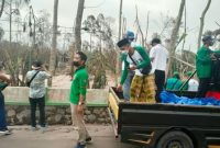Bantuan tim posko center PPP untuk korban bencana erupsi gunung semeru