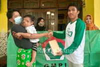  Pemberian bantuan dana oleh GMPI Kota Malang pada Rizqanabillah (2,5 th) yang mengidap penyakit Tumor Retina