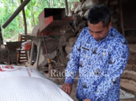 dinas peternakan dan ketahanan pangan kab Pasuruan , mengadakan pengambilan sampel pakan ternak  di beberapa tempat