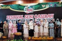 Suasana acara penutupan Festival Seni Qasidah dan Vocalis Gambus Tingkat Nasional XXVI Tahun 2021. (Dok. Lasqi)