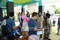 Kapolres Bangkalan AKBP Alith Alarino, S.I.K. juga mengikuti vidcon dan arahan langsung Kapolri terkait percepatan vaksinasi covid-19  (IST)