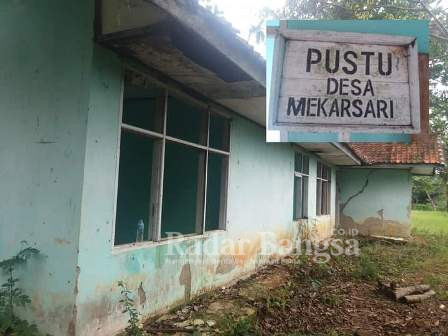 Kondisi terkini PUSTU desa Mekarsari Kecamatan Naringgul sedang rusak berat dan butuh rehap berat (Dok Foto AE Nasution/RadarBangsa.co.id)