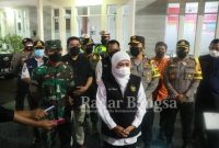 Antisipasi Kerumunan di Malam Pergantian Tahun Baru, Forkopimda Jatim Cek Pos Pengamanan