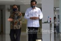 Kunjungan Presiden Republik Indonesia (RI) I Ir Joko Widodo berserta rombongan ke Kota Pagar Alam tiba di Lapangan Merdeka Alun-alun Kota Pagar Alam (Dok Foto Usman/RadarBangsa.co.id)