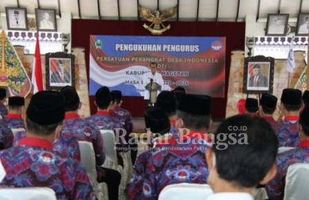 Pengukuhan PPDI 2021-2026 dihadiri Bupati, Forkopimda dan Wakil Ketua I PPDI Propinsi Jatim