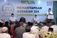 Anggota DPR-RI Ridwan Hisjam dapil Malang raya deklarasikan gerakan 234 sekaligus doa bersama untuk nusantara (IST)