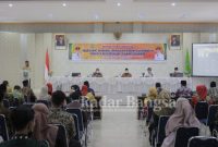  Wakil Bupati Pasaman Sabar. AS saat membuka Rapat Kordinasi Singkronisasi Program Pengembangan Pariwisata dan Kebudayaan Sekabupaten Pasaman di Aula Pertemuan Lantai III Kantor Bupati Pasaman , Kamis 20/01 (IST)