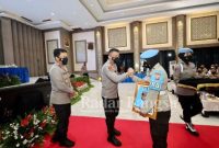 Kunker Kadiv Propam Polri, Irjen Pol Ferdy Sambo beserta rombongan di Mapolda Jatim