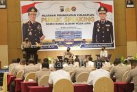 Bidang Humas Polda Jatim menggelar Pelatihan Peningkatan Kemampuan Public Speaking Fungsi Humas Jajaran Polda Jatim di Ballroom Hotel Mercure Surabaya, pada Selasa (25/1/2022) (Dok Foto KMF)