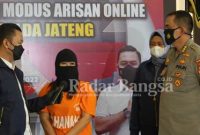 Polda Jateng Gelar Konfrensi pers pelaku arisan bodong   (IST) 