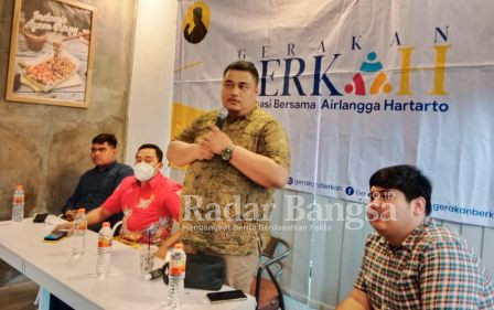  Dialog Publik Gerakan BerkAH (Berkreasi bersama Airlangga Hartarto) di kota Malang (IST)